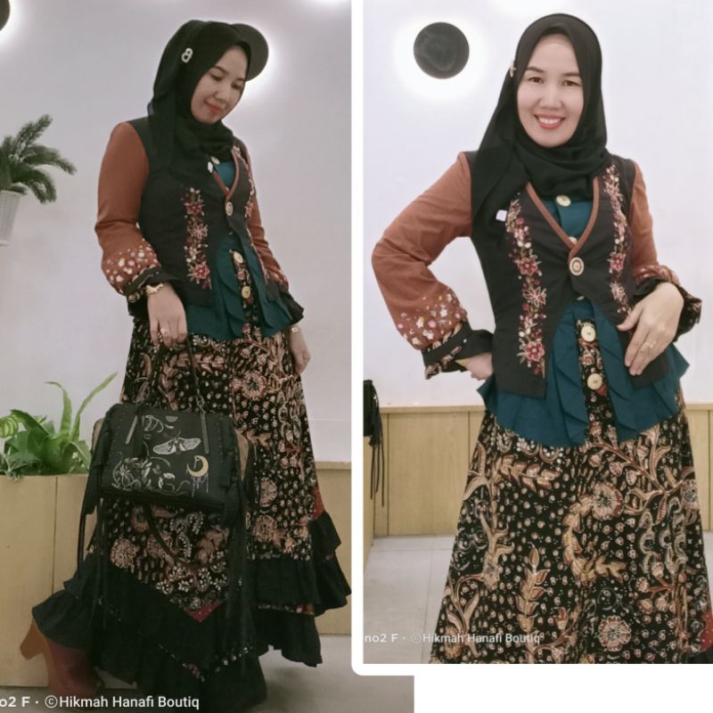 GAMIS KATUN ELEGAN BATIK TULIS Original TUNEECA EDP