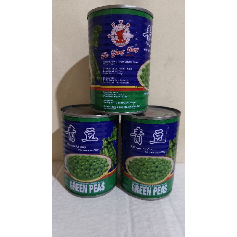 

FYF GREEN PEAS KACANG POLONG / ARCIS DALAM KALENG 397GR