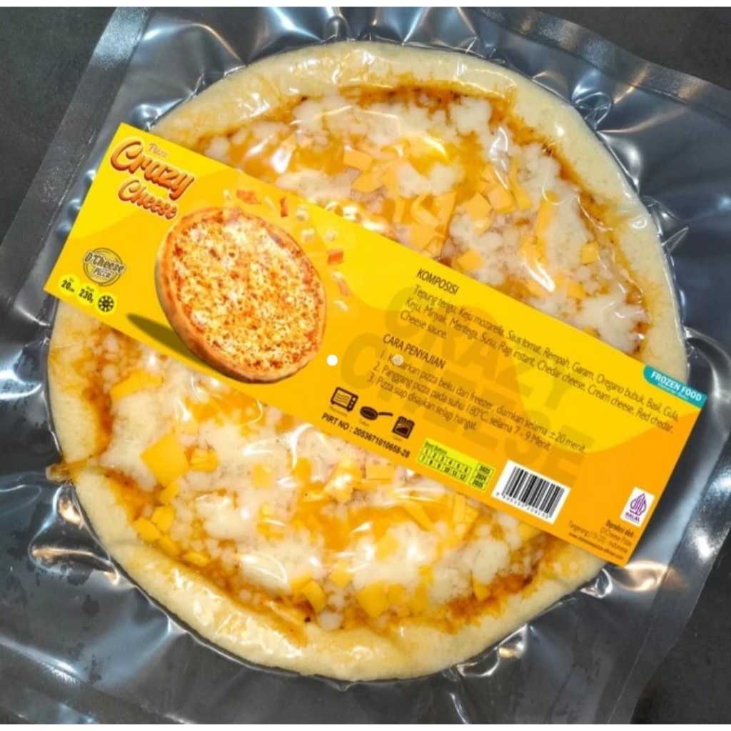 

D'Cheese Pizza Murah Enak Halal Diameter 20cm