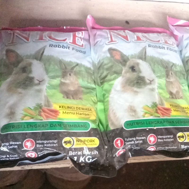 NICE KELINCI //Pur makanan kelinci