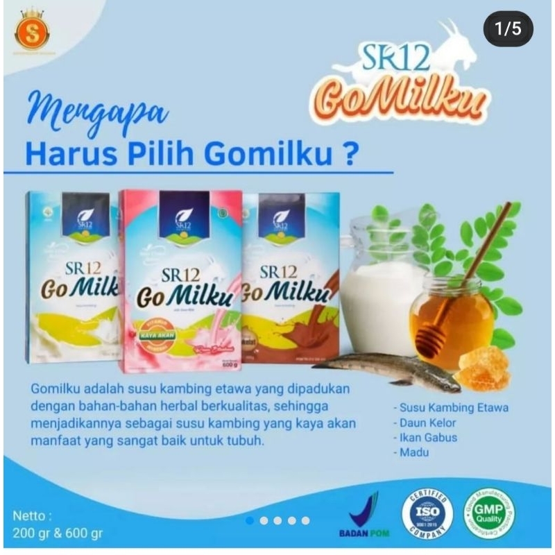 

Go Milku Susu Kambing Etawa Didalamnya Terdapat Kelor, Madu, Ikan gabus, Tidak Amis dan Apek