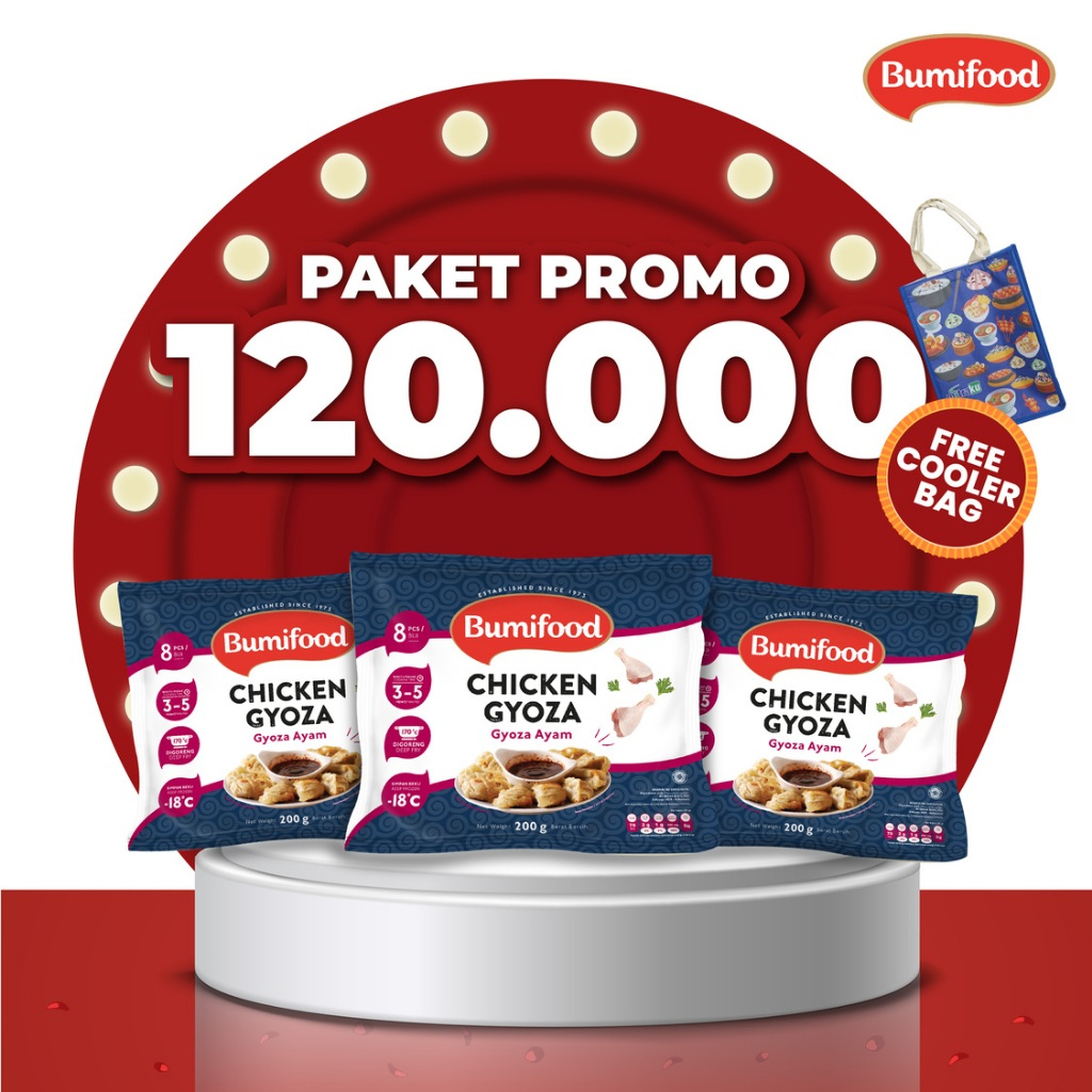 

PAKET PROMO CHICKEN GYOZA