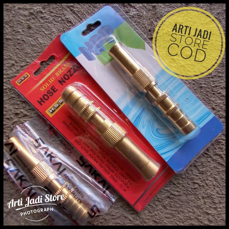 Kepala Semprotan Kuningan Lurus Nozzle Sprayer