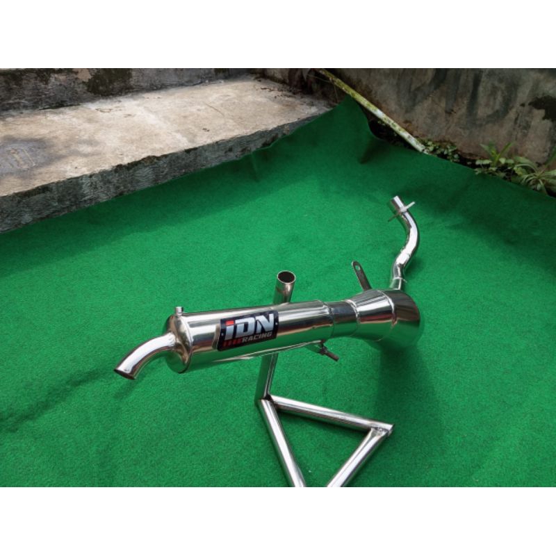 KNALPOT FIZ R KOLONG COBRA FULL CHROM ORIGINAL IDN RACING