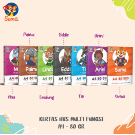 

SUMA Kertas Print A4 HVS 80 gr