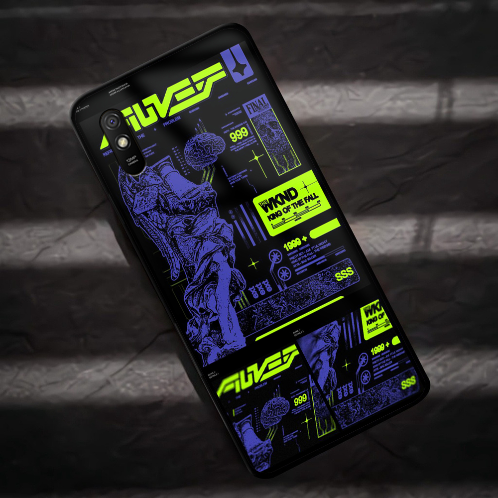 Softcase Glass Glossy Redmi 9A [ KEREN ] Casing Redmi 9A Fashion Case Terbaru Berkah Case