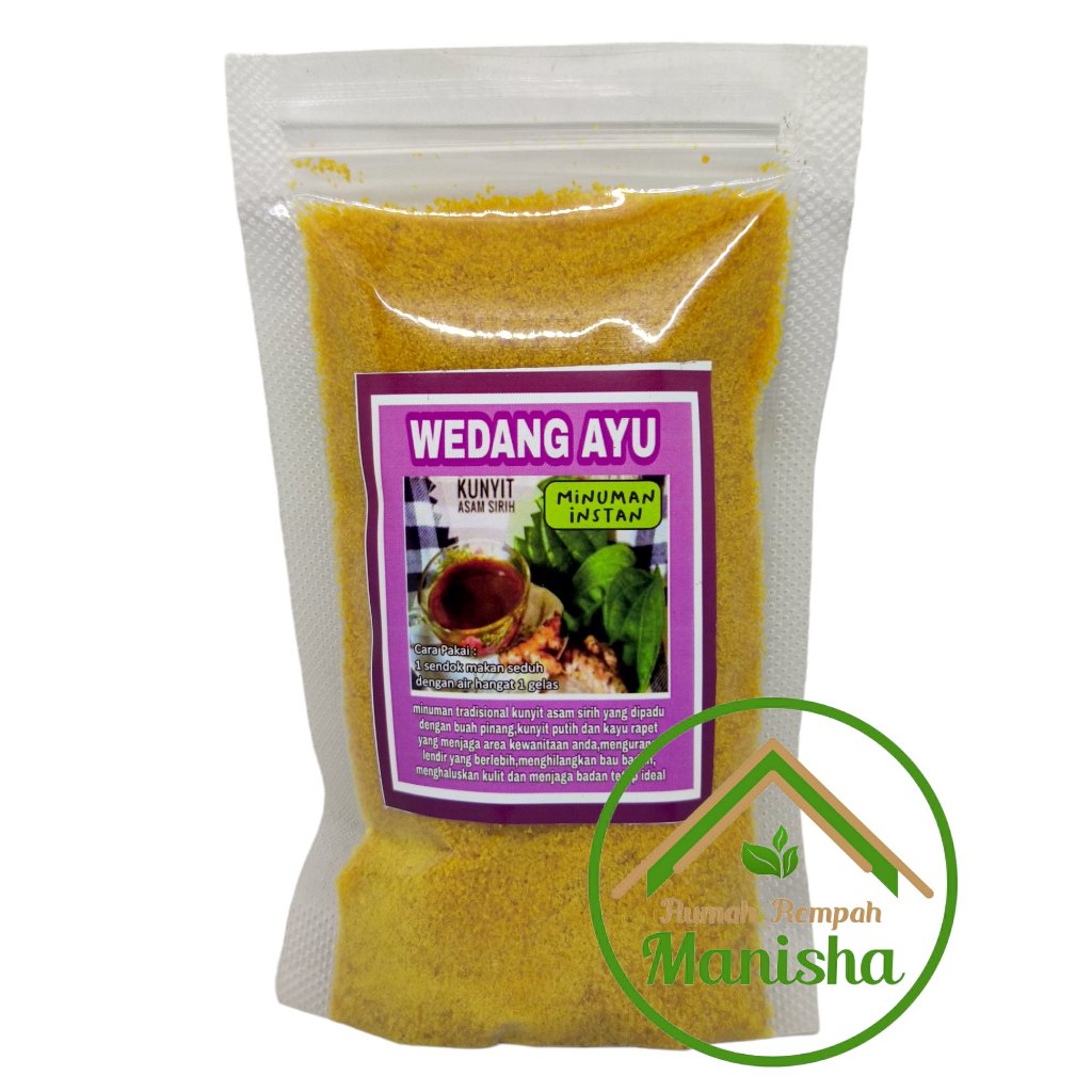 

Minuman Instan Wedang Ayu Rapet Wangi Kunyit Asam Sirih (Empon-Empon Khusus Wanita) 100gram