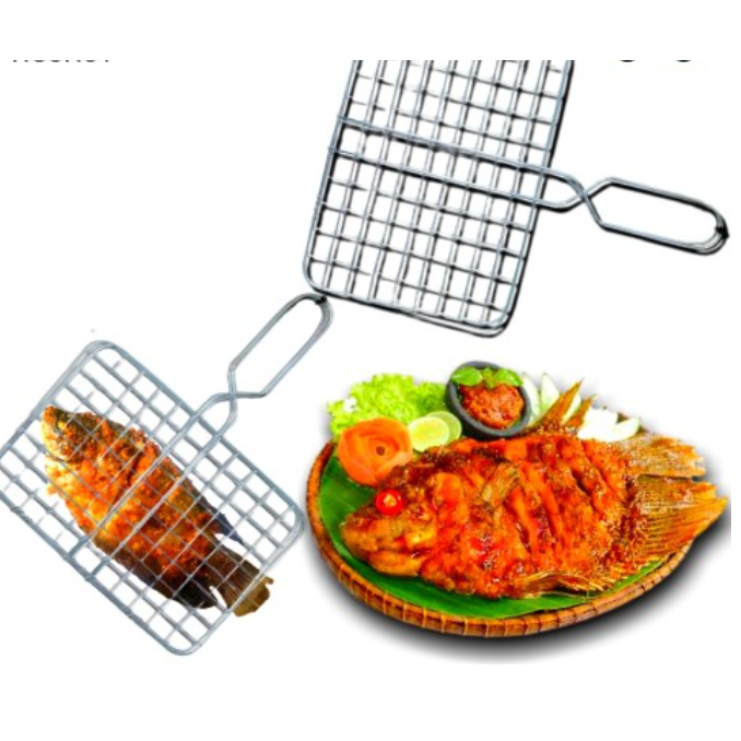 PANGGANGAN Ikan Ukuran BESAR/ PANGGANGAN IKAN stainless murah/ JAPIT BAKARAN / CAPIT PANGGANGAN / PA
