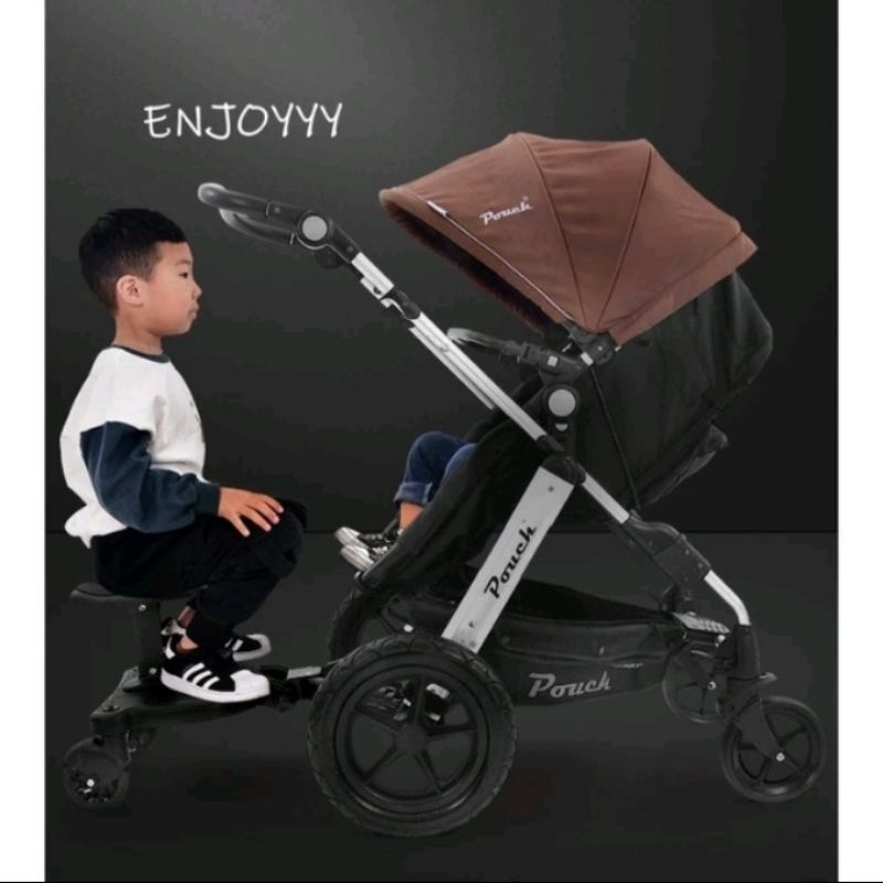 [2 Roda]Stroller pedal,Pijakan duduk stroller,Dudukan Extention stroller