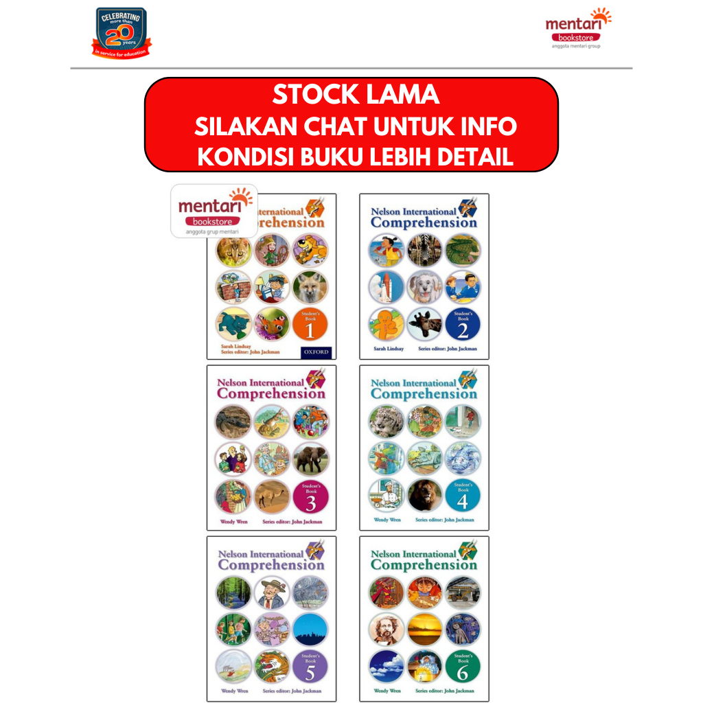 

Nelson Comprehension Int'l Student's Book | Buku Pelajaran Bahasa Inggris SD [CLEARANCE SALE]