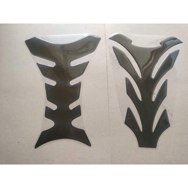 stiker Timbul Tank pad protector Tangki ninja RR ZX Old new CBR Vixion trasparan Hitam