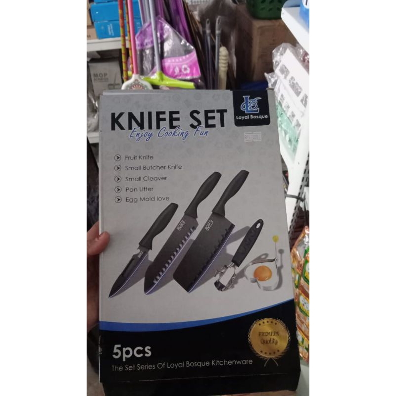 KNIFE SET PISAU SET 5pcs Loyal Bosque premium quality
