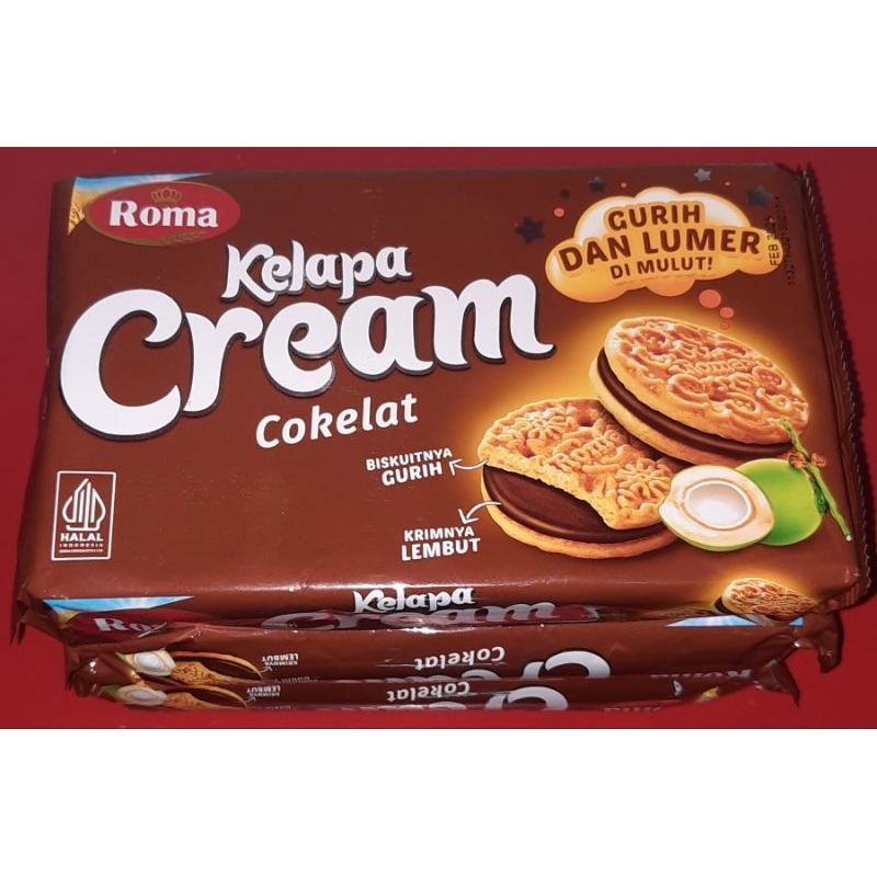 

BISCUIT ROMA KELAPA CREAM COKELAT