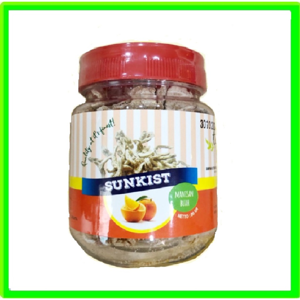 

Manisan Sunkist 80gr Tens Manisan Buah Jeruk Sunkist 80g