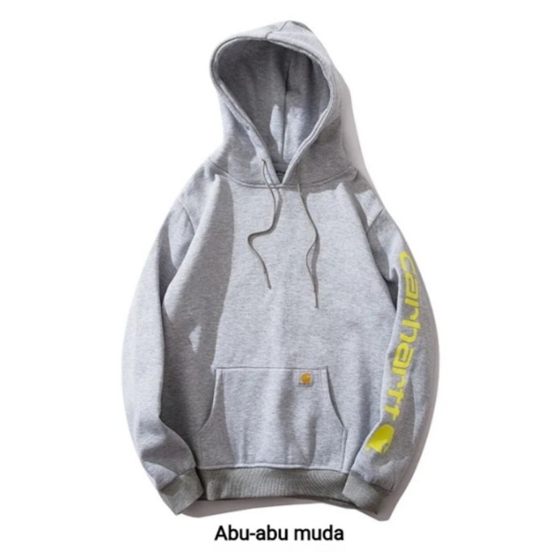 SWEATER HOODIE LOGO CARHATT PREMIUM TERLARIS M-XXL UNISEX PRIA WANITA COD BAYAR DITEMPAT