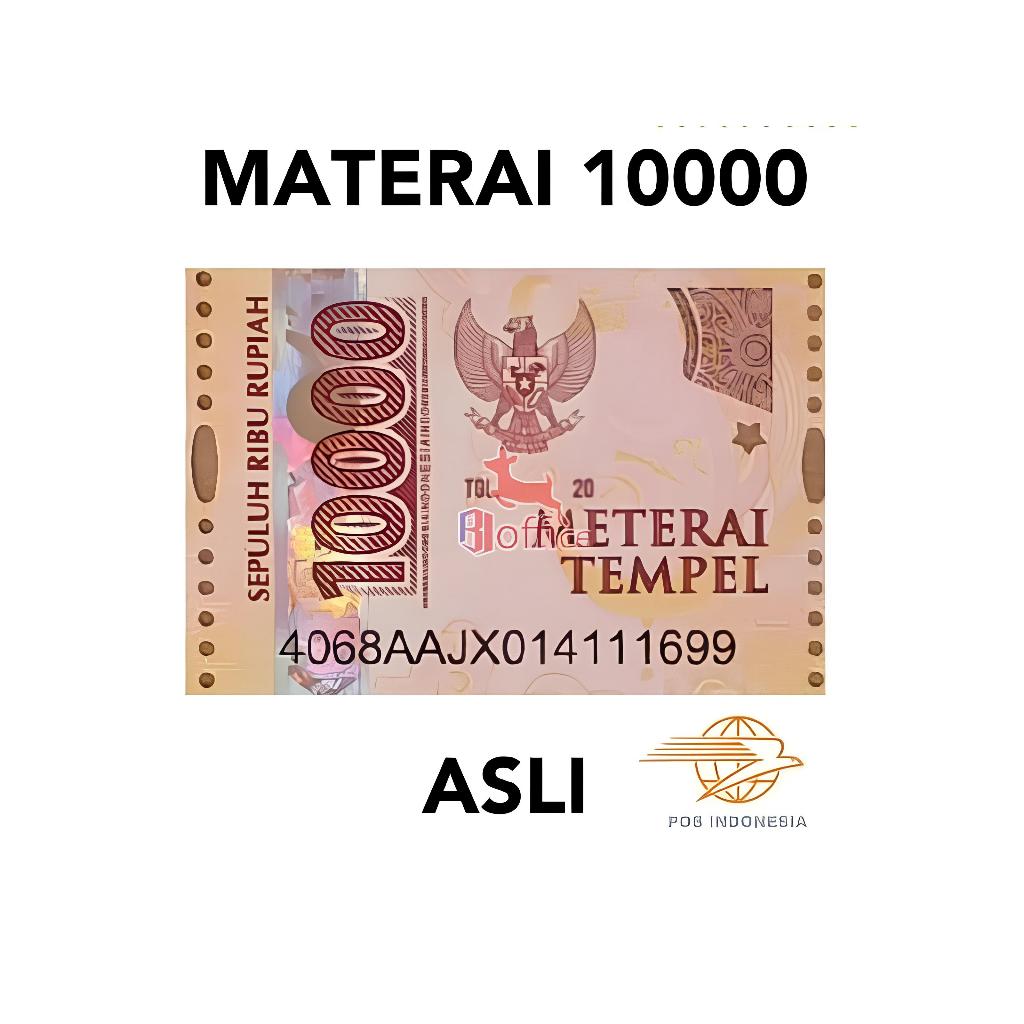 

Materai ORI 10000 / Meterai Asli Pos Indonesia 10K Per PCS