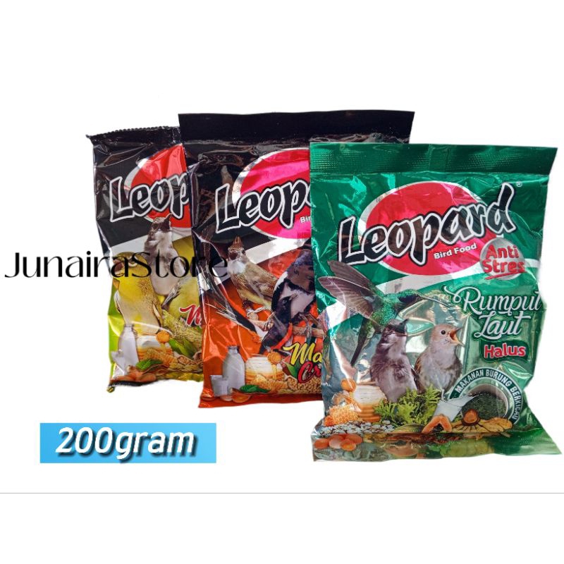 LEOPARD MADU OREN KASAR PAKAN VOER KASAR/PAKAN BURUNG