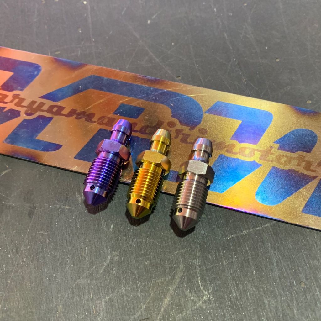 Baut Nepel Angin Drat Halus Kaliper Brembo TITANIUM GR5