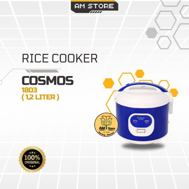 Magic Com Cosmos/ Rice Cooker Cosmos 1803 (1,2 Liter)