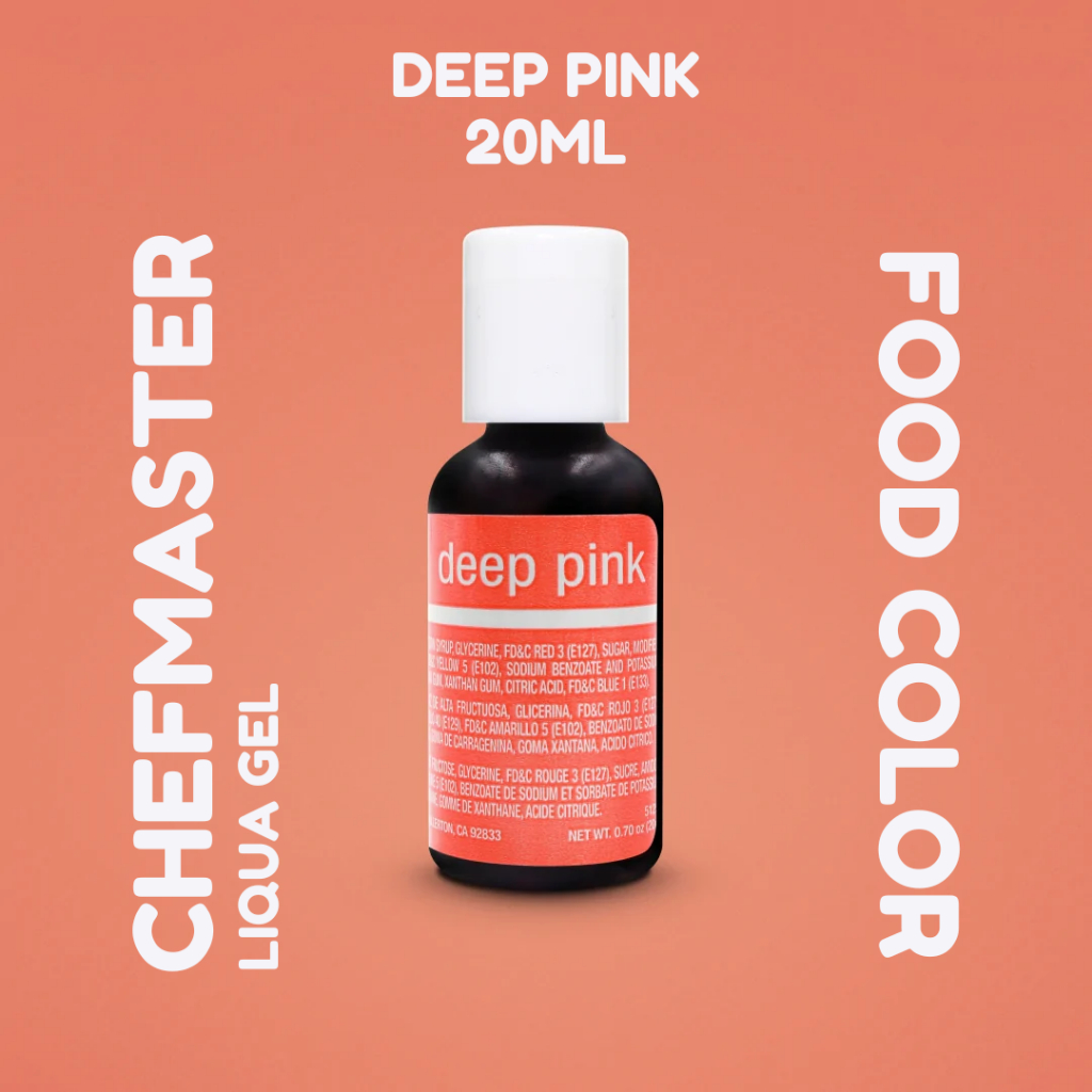 

Chefmaster Liqua Gel - Deep Pink 20gr / Pewarna Makanan Kue