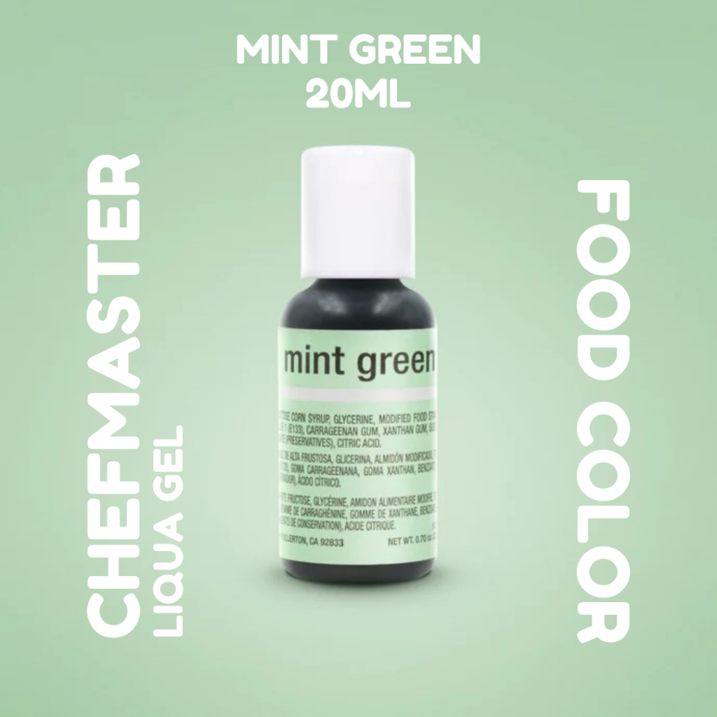 

Chefmaster Liqua Gel - Mint Green 20gr / Pewarna Makanan Kue
