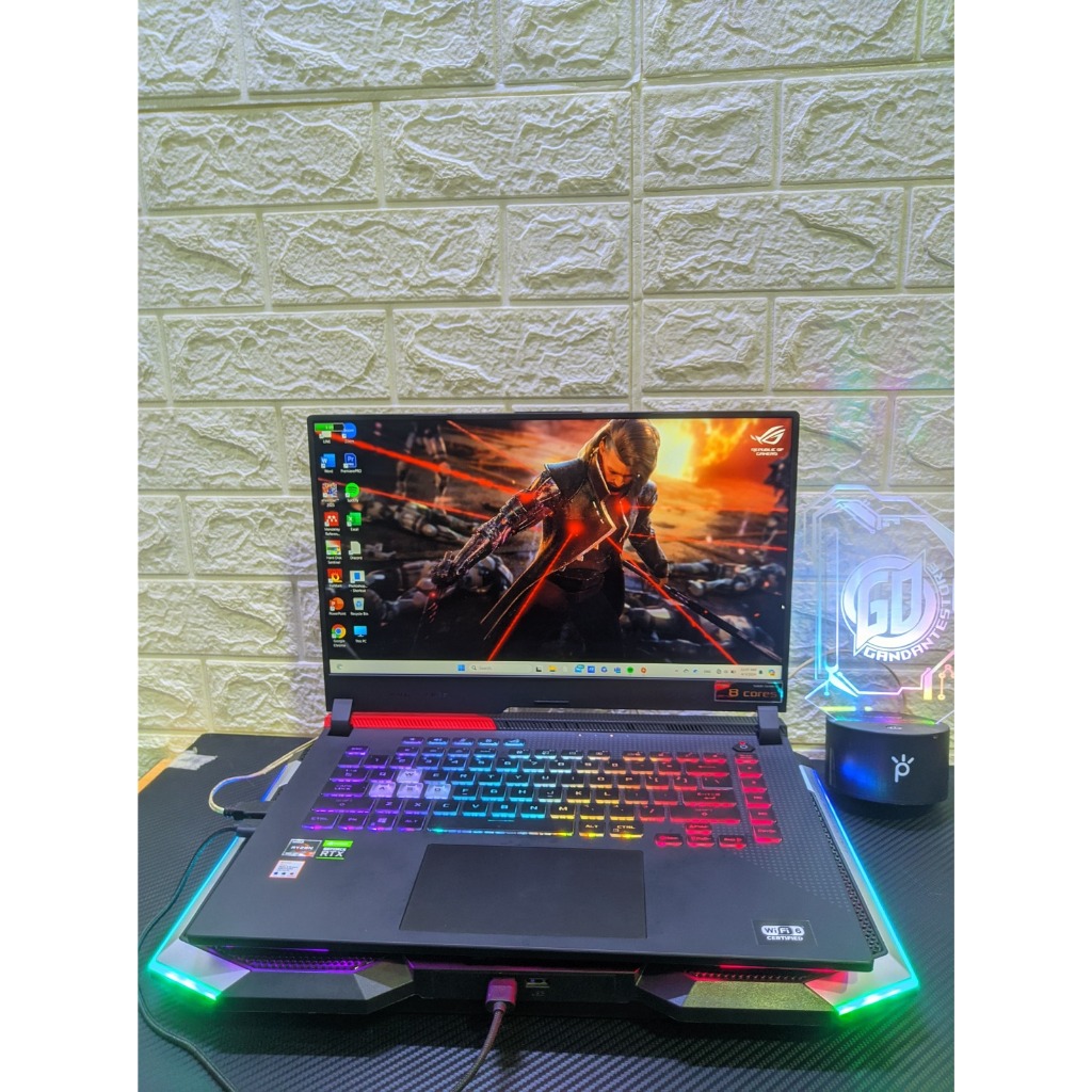 ASUS ROG STRIX G513QC Slim Gaming Desain R7 RTX 3050 no Flow X13 Z13 Zephyrus G14 G15