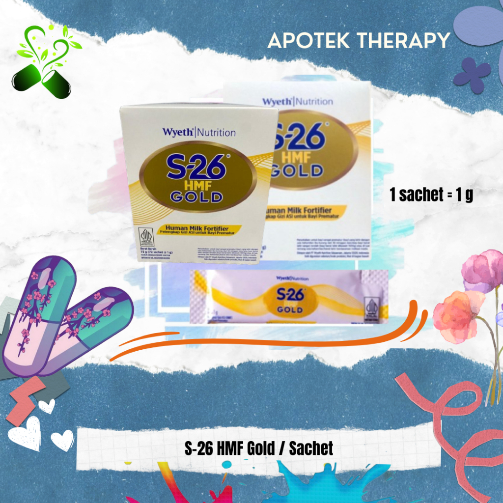 S-26 HMF Gold 1 gram (Human Milk Fortifier)/ Sachet