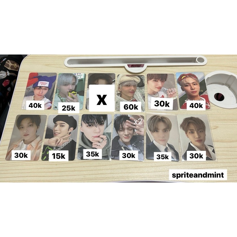 photocard aab official nct jeno youngstar candy jaemin jisung candy jisung pororo jaemin cafe jisung