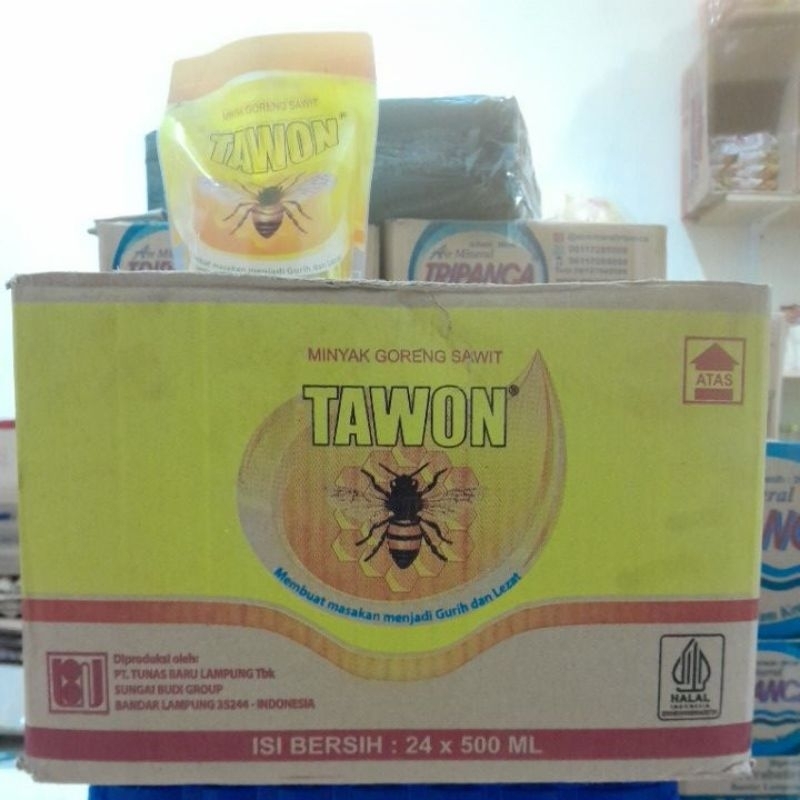 

minyak kelapa tawon 500ml perkarton