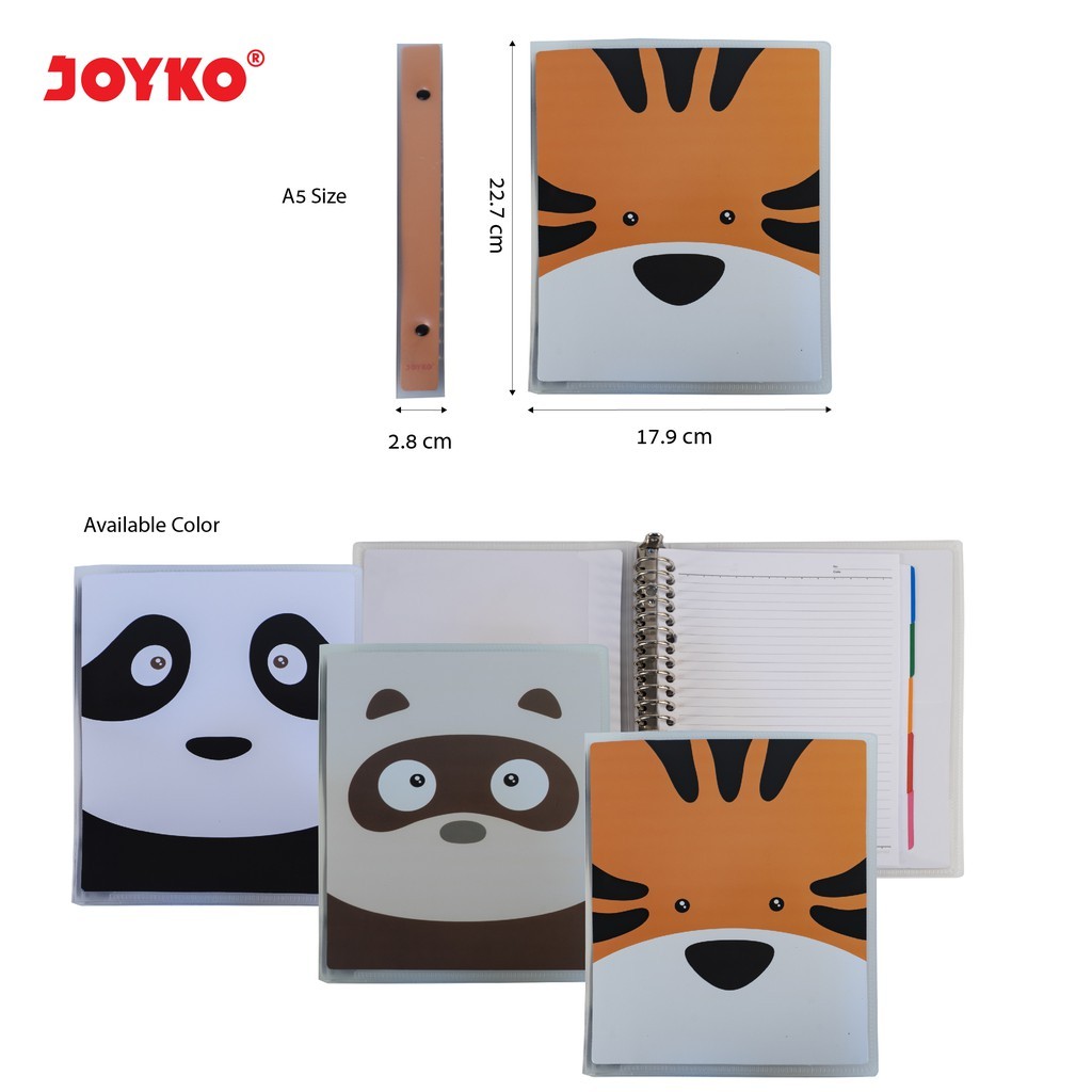 

Binder Note Joyko A5-TSAF-F511 / Animal Face