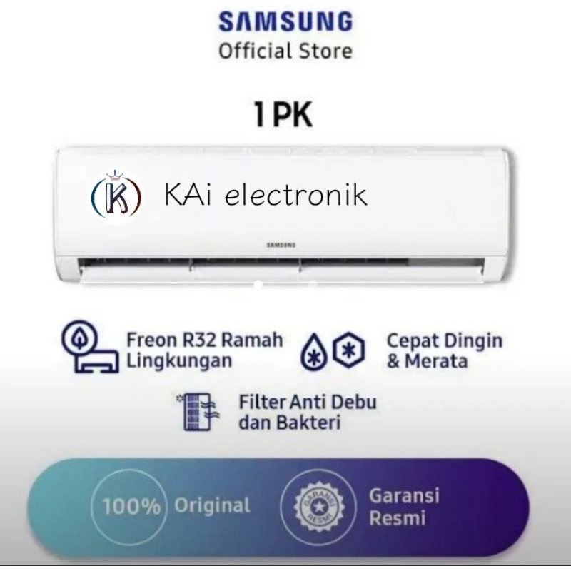 AC samsung 1 pk AR09BGHQ new hemat listrik