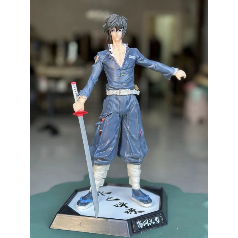 action figure demon slayer giyu tomioka plat putih