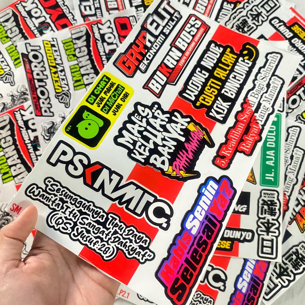 

SM Stiker Kata-Kata Viral 2024 - Sticker Menyala Abangku / PSKN/ /Kata kata Jawa Satuan