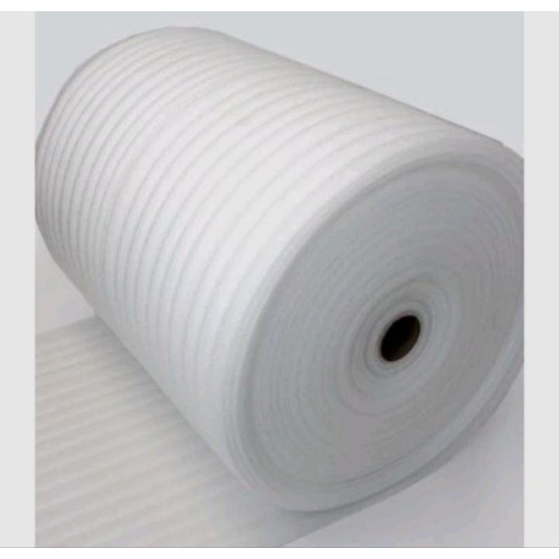 

BUSA PE FOAM DENGAN UKURAN 1,2 M x 50 Meter Tebal 5 MM dan 6MM