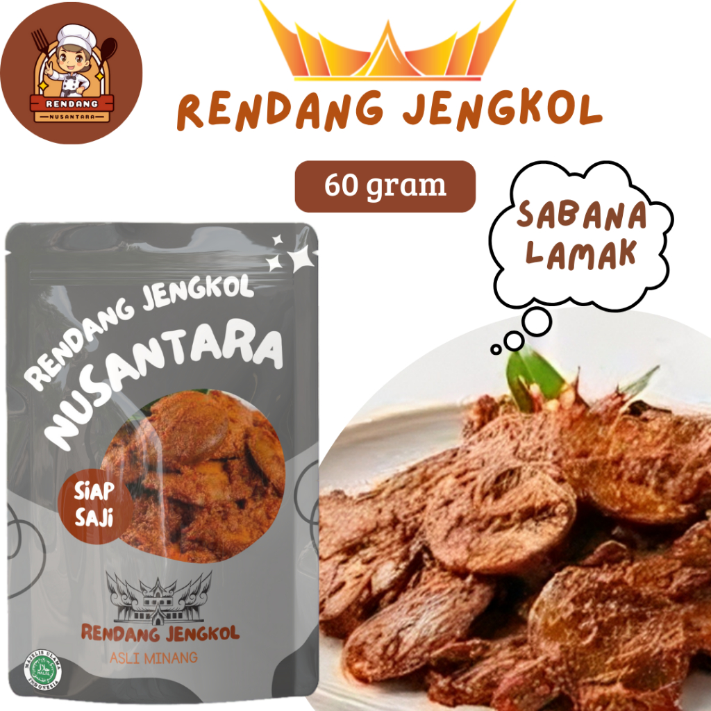 

Rendang Jengkol Sambal Frozen murah dan enak Kemasan Hemat