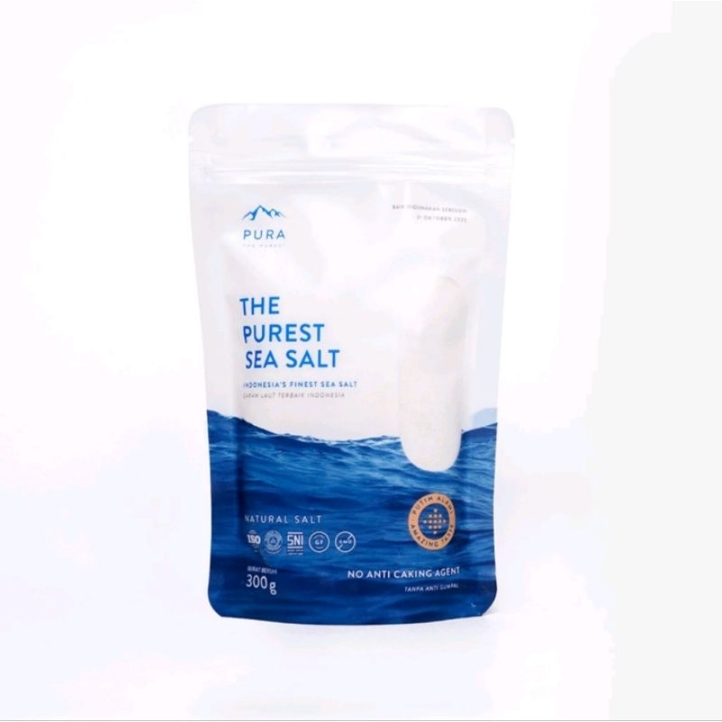 

Pura Purest Sea Salt Fine 300gr (Garam Laut Natural)