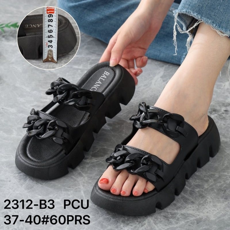 Sandal wanita terbaru 2025. sandal wanita kekinian. Balance 2312 model Rantai