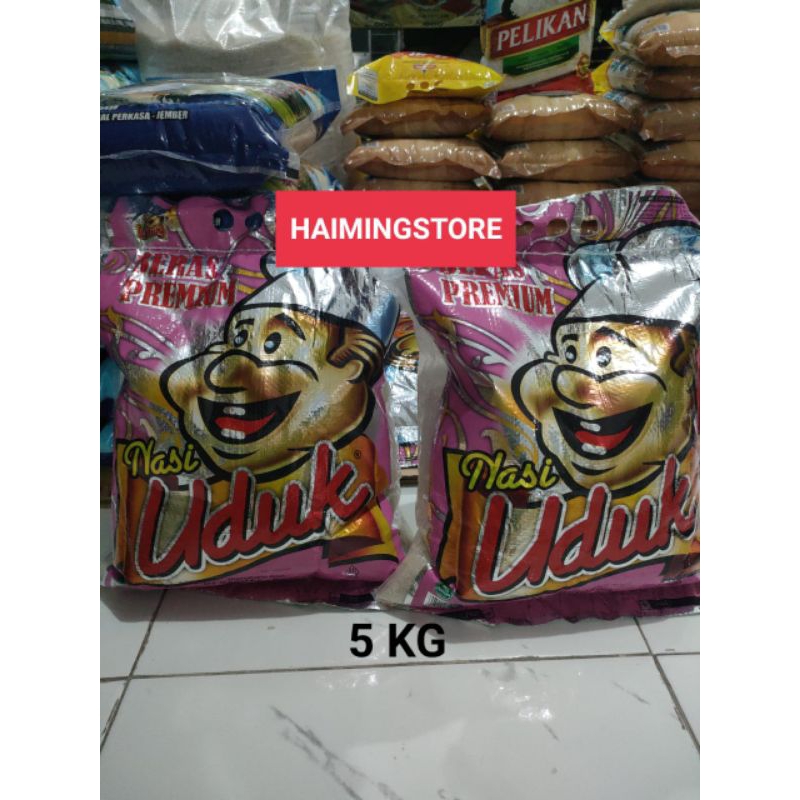 

BERAS PREMIUM NASI UDUK KEMASAN WARNA PINK DAN HIJAU 5KG