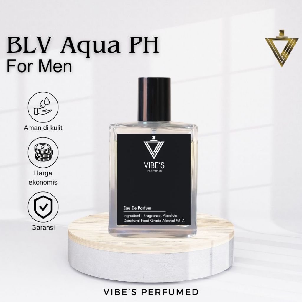 Parfum Inspired BLV Aqua PH Pria 30ml 50ml 100ml | Parfum Pria Tahan Lama Inspired bvlgari aqva pour