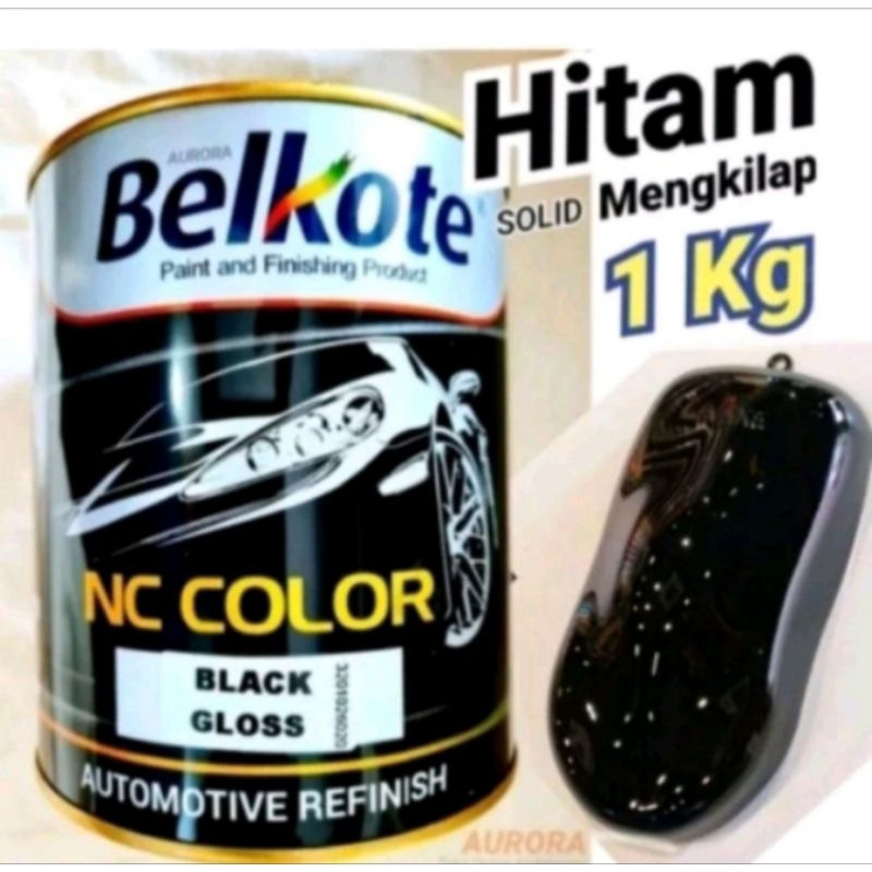Cat Belkote NC Black Gloss/Hitam Mengkilap Gloss