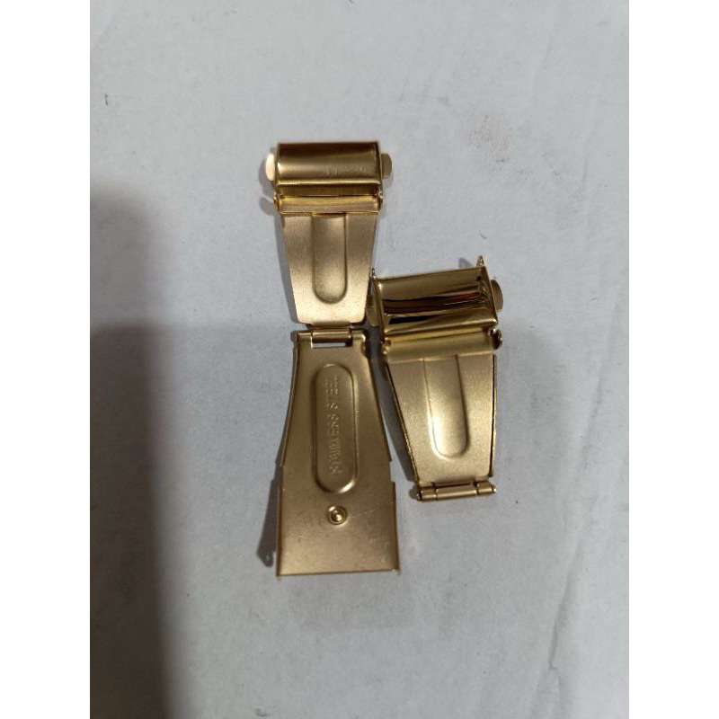 Bukle tali rantai jam tangan pencetan rantai Gold jam tangan ensel tali jam Gold