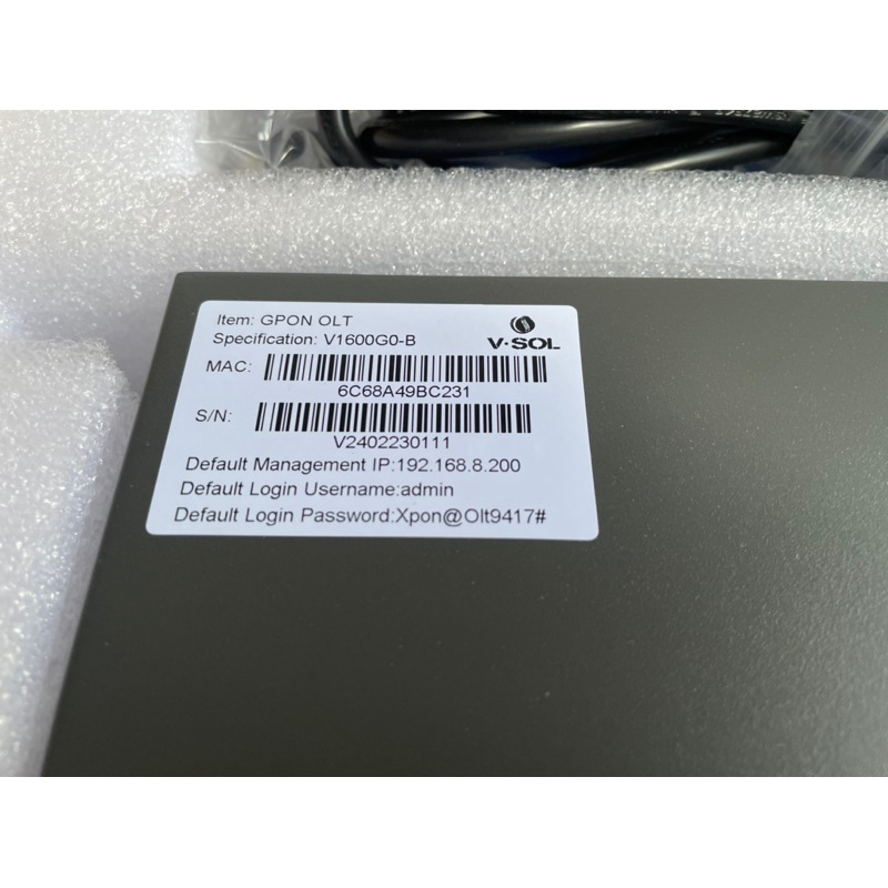 NEW OLT GPON VSOL 4 PON V1600G0-B, AC+DC,+4SFP 9DB GPON 3 LAYER MURAH DOUBLE POWER