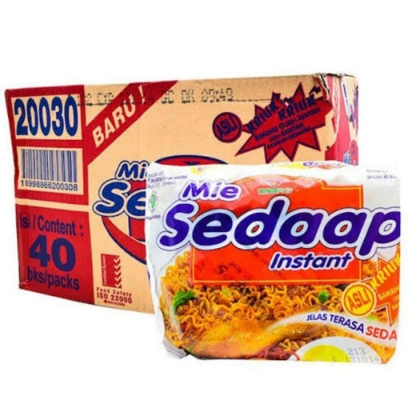 

MIE SEDAAP GORENG 1 DUS ISI 40 pcs