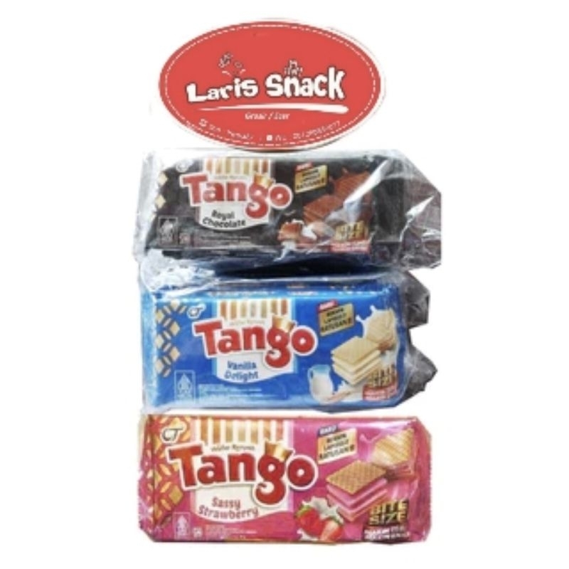 

Biskuit Wafer Tango All varian 16gr (isi 10)