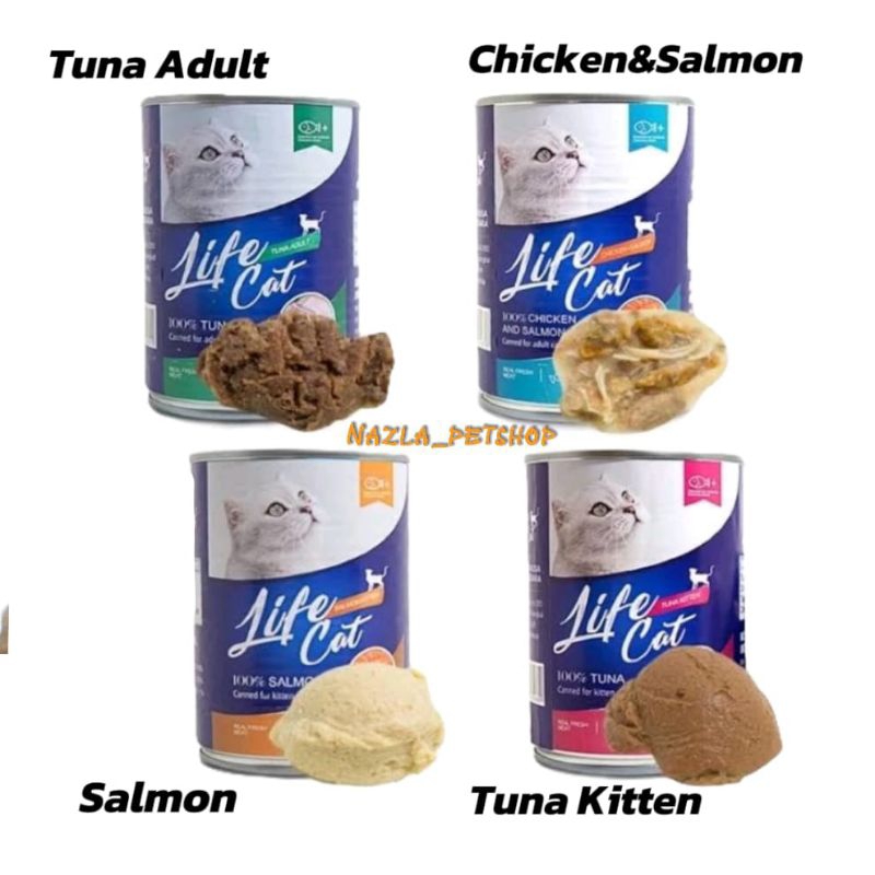 Makanan Kucing Kaleng Life Cat Kitten / Adult