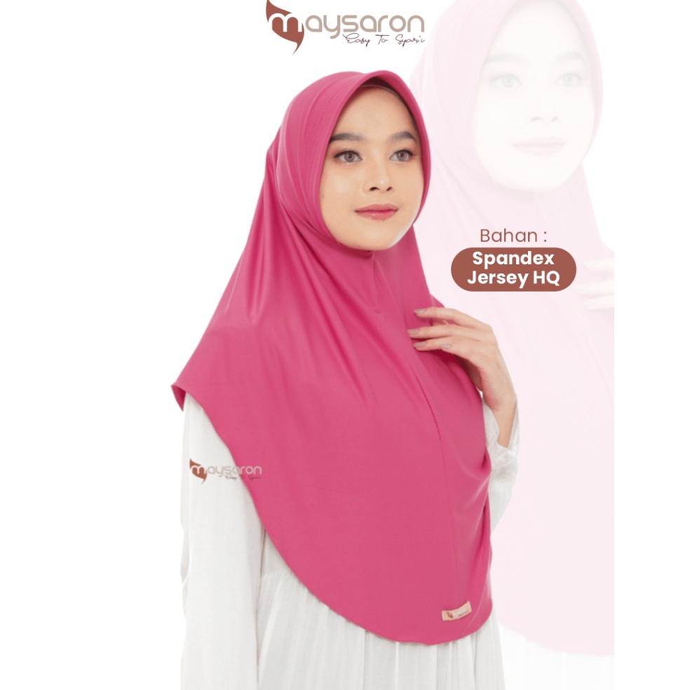 KODE N13W Maysaron  Hijab Sport Syari II Hijab Sport Instant menutup dada II jilbab syari II hijab s