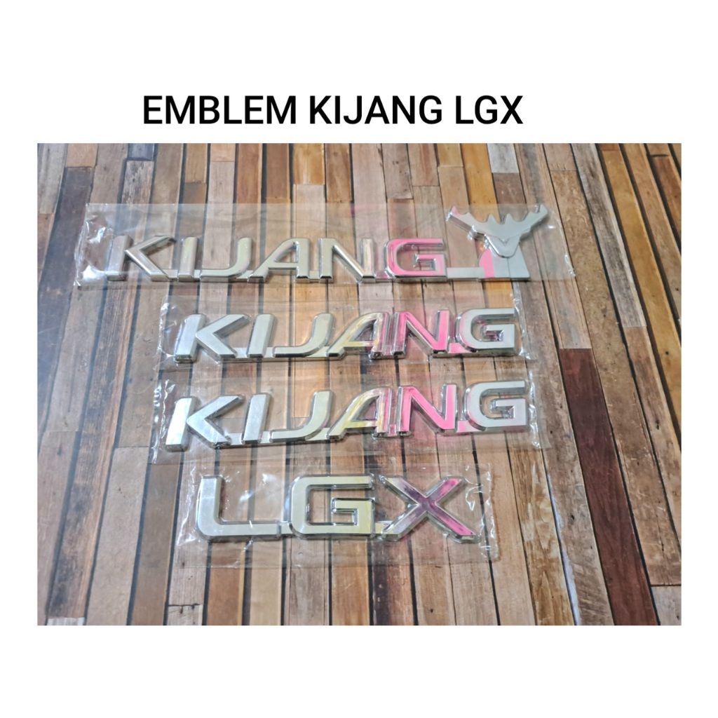 Emblem Kijang Lgx chrome / Emblem kijang kapsul Lgx / emblem kepala kijang lgx / kijang lgx