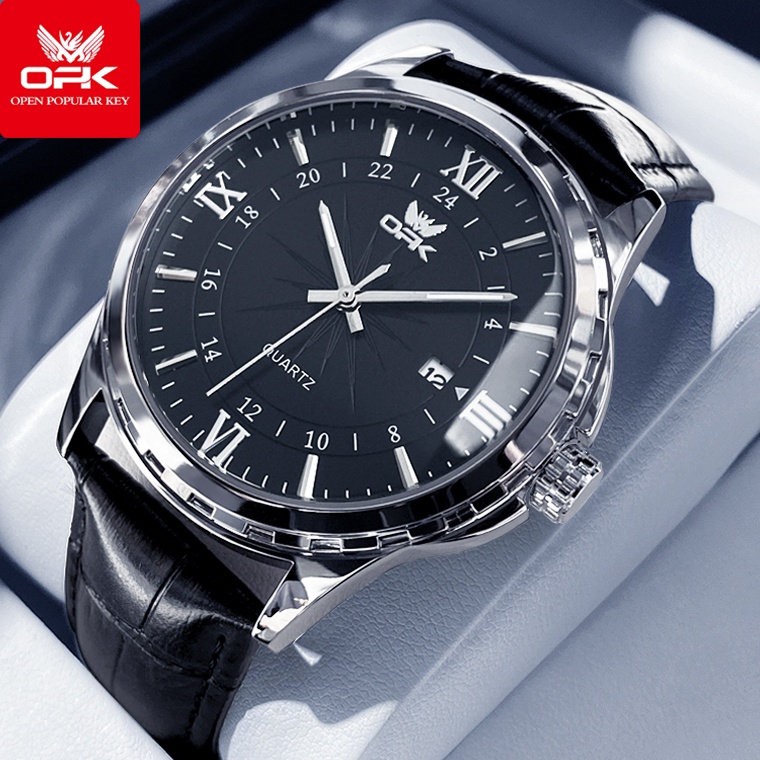 PALING DICARI OPK Jam Tangan Pria Original Cowok Analog Anti Air Bisnis Kuarsa Jam Tahan Air el 63