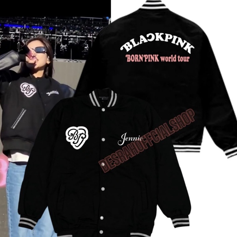 Oke Pr JACKET VARSITY baseball BLACKPINK BORNPINK tour