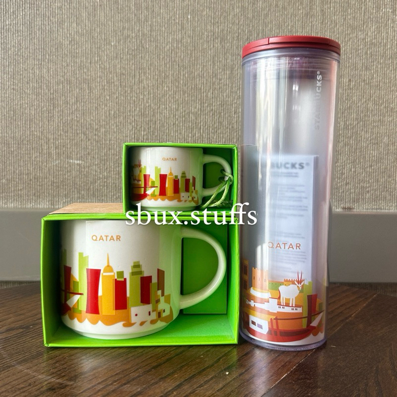 Starbucks Tumbler Mug Demitasse Ornament You Are Here Qatar Doha